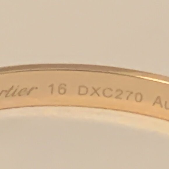 AUTH CARTIER LOVE CUFF BRACELET 18K ROSE GOLD EXC! sz16 ALL receipts / Box / Bag - Picture 13 of 16